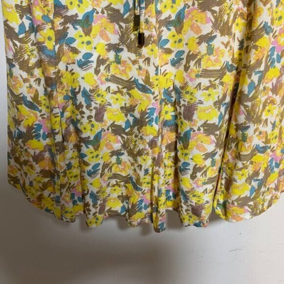 Free People Women's Yellow Floral Mini Dress New with tags - Picture 10 of 13